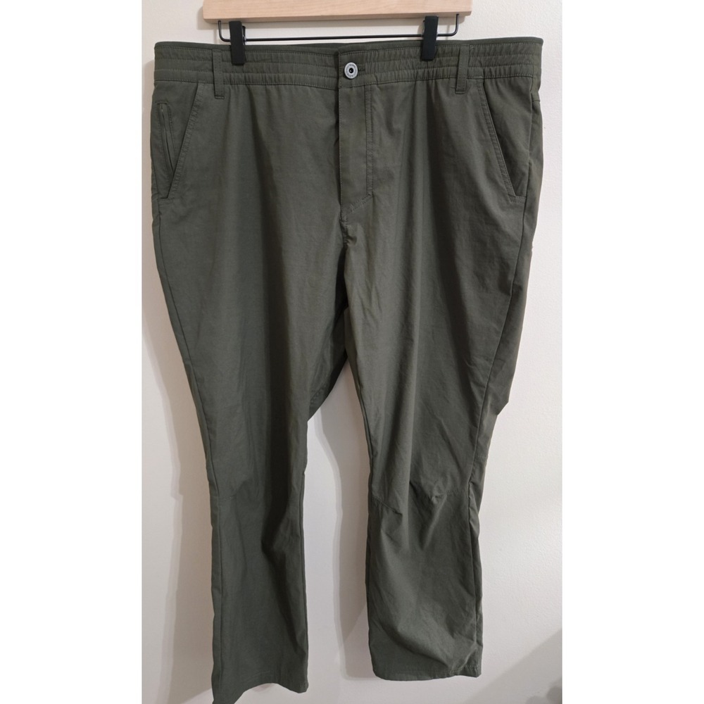 Kuhl Renegade Recon Mens 42x30 Olive Green Duralux Hiking Travel Pants 5358